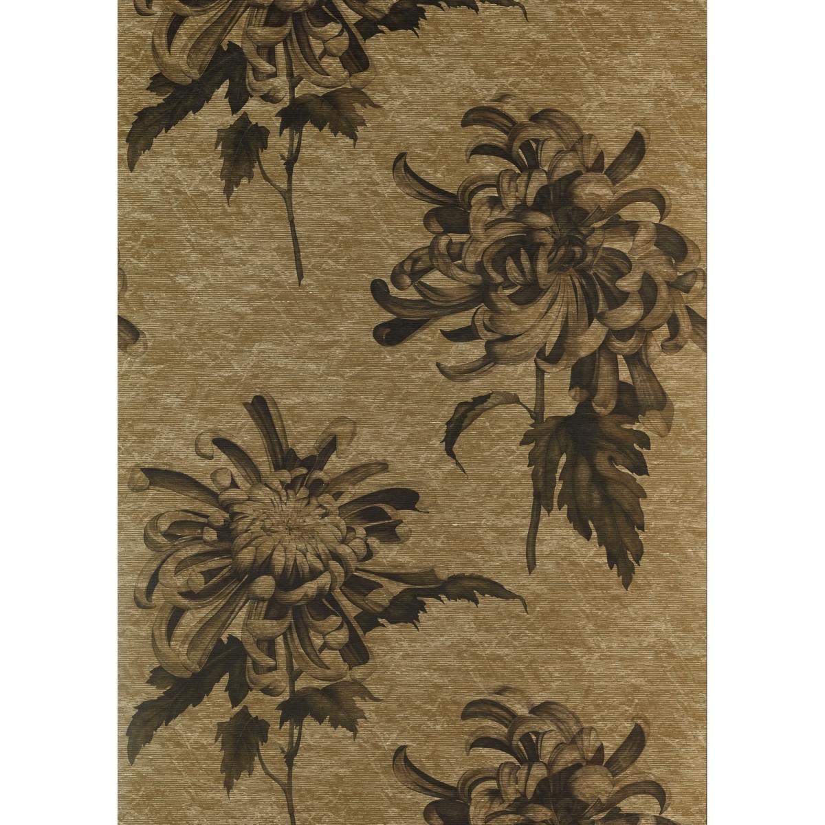 Evelyn Wallpaper Panel 312733 by Zoffany in Antique Gold Olivine Roll – image 3