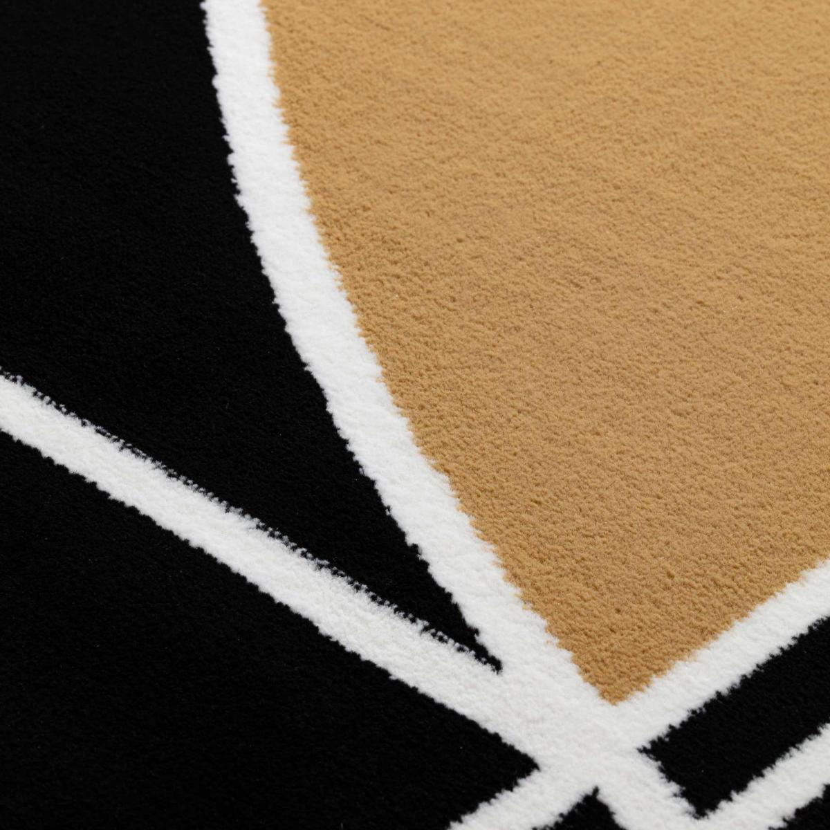 Tiago 47014 AF901 Geometric Rugs in Beige Black – image 2
