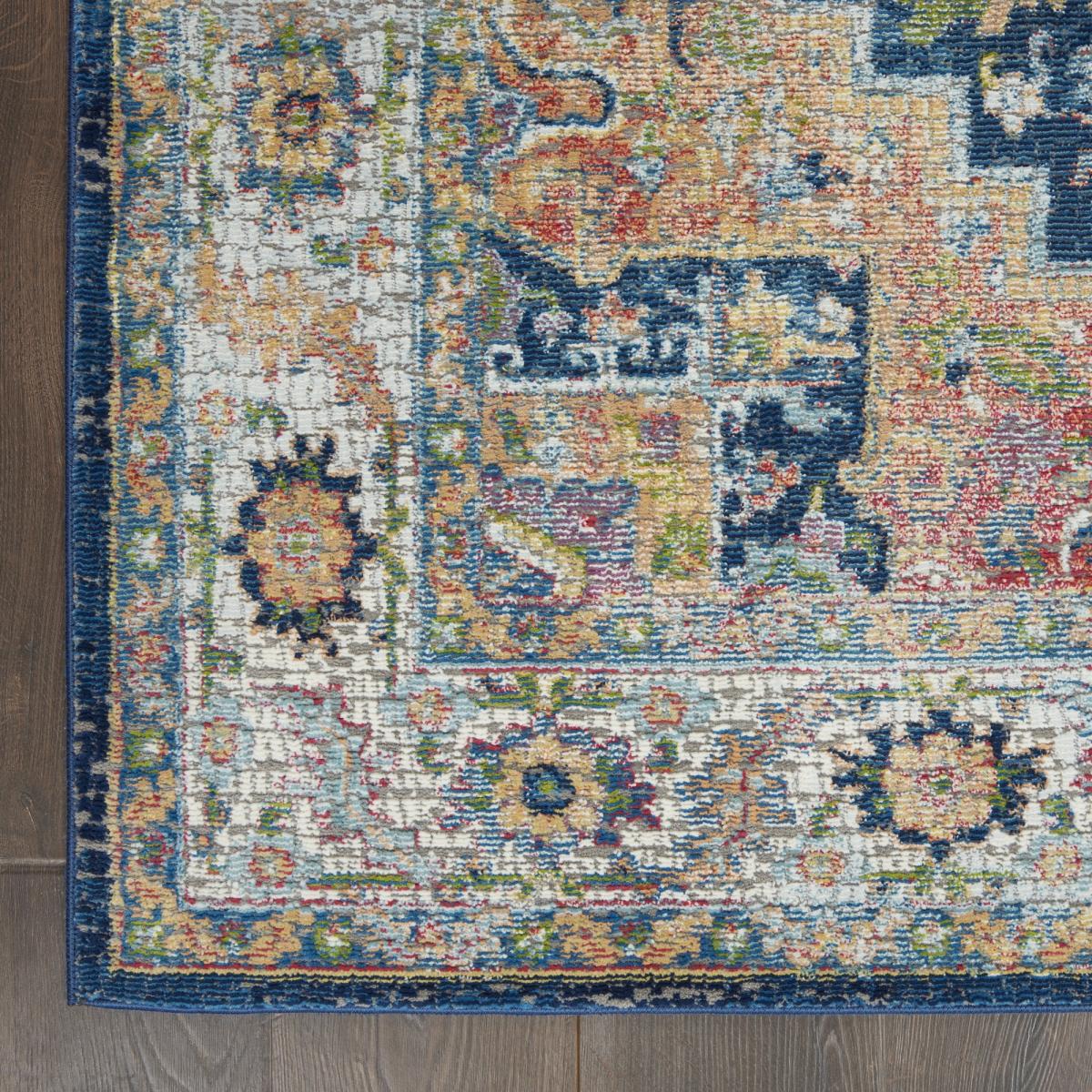 Ankara Global Traditional Persian Hallway Runners ANR11 in Blue Multi 71x244cm – image 2