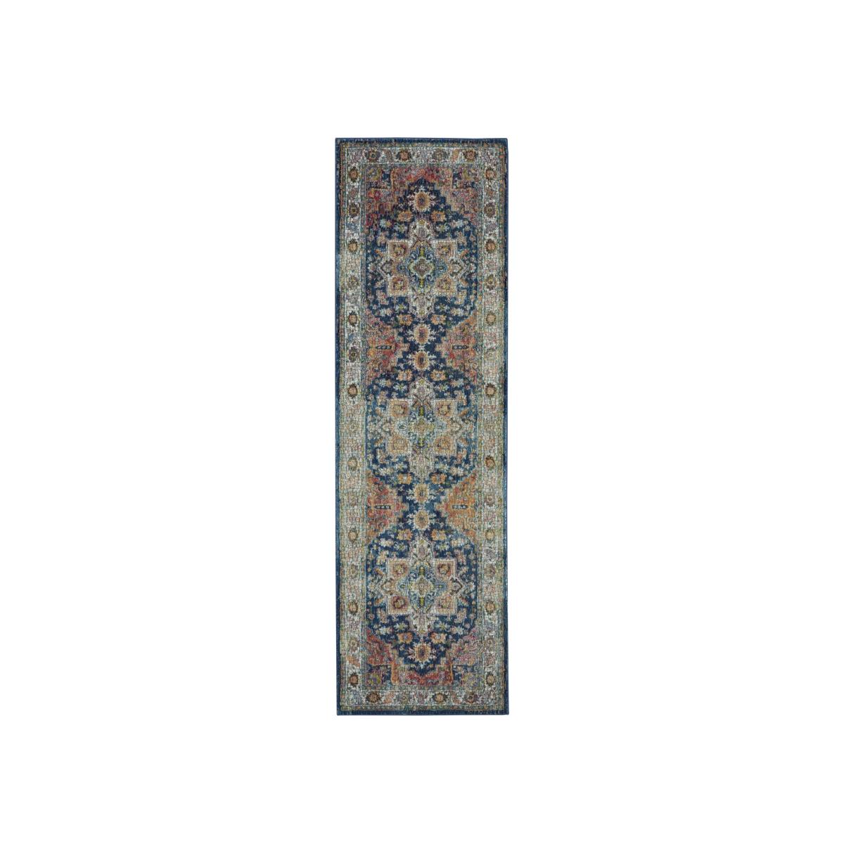 Ankara Global Traditional Persian Hallway Runners ANR11 in Blue Multi 71x244cm – image 1