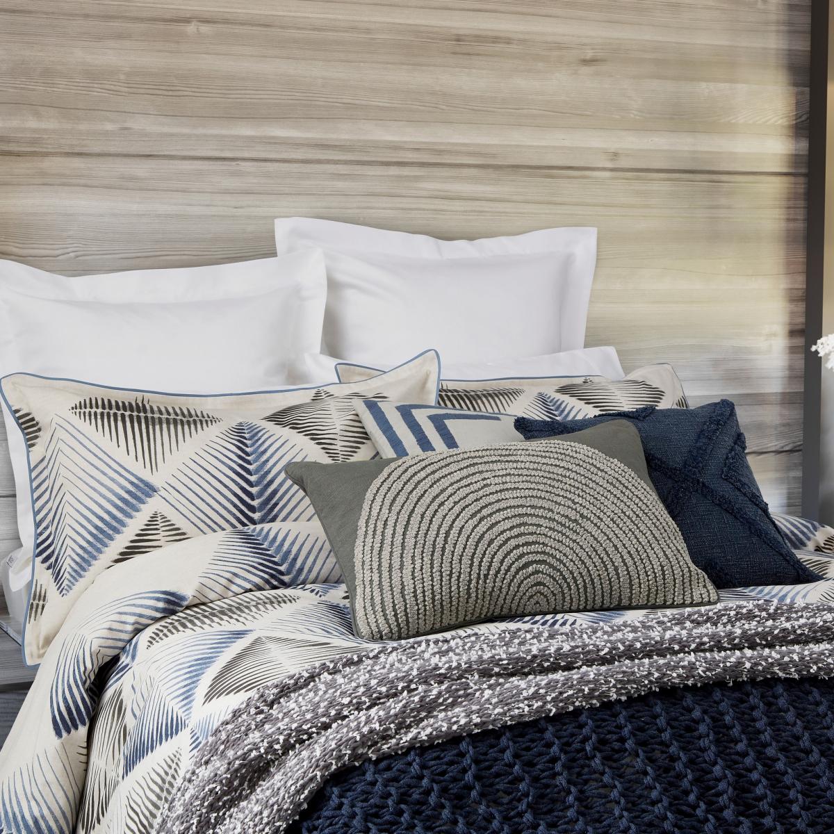 Kaimana Cotton Bedding by Nicole Scherzinger in Orion Blue 220x260cm – image 3