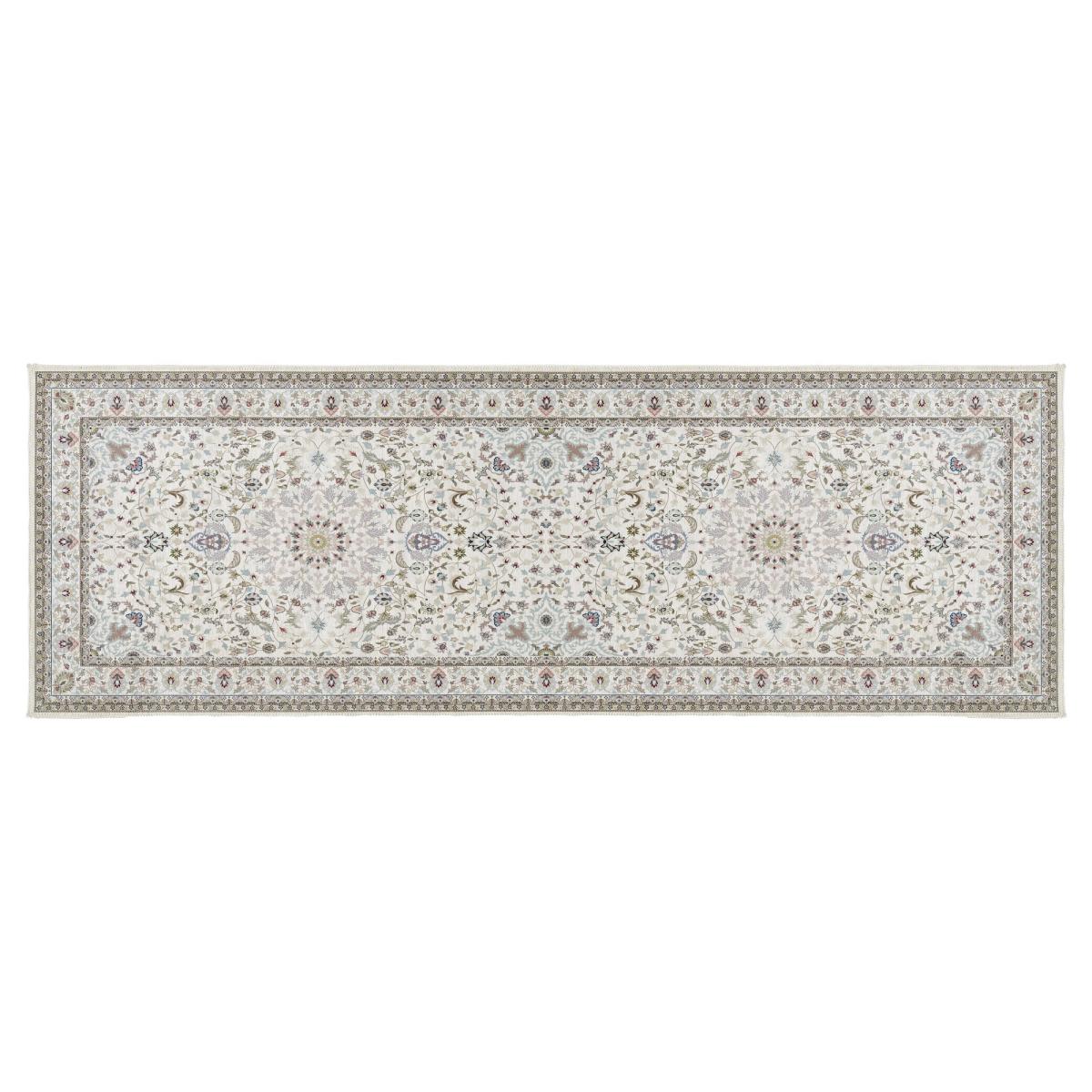 Origins Washable Windsor Traditional Runner Rug in Natural 67x200cm – image 5