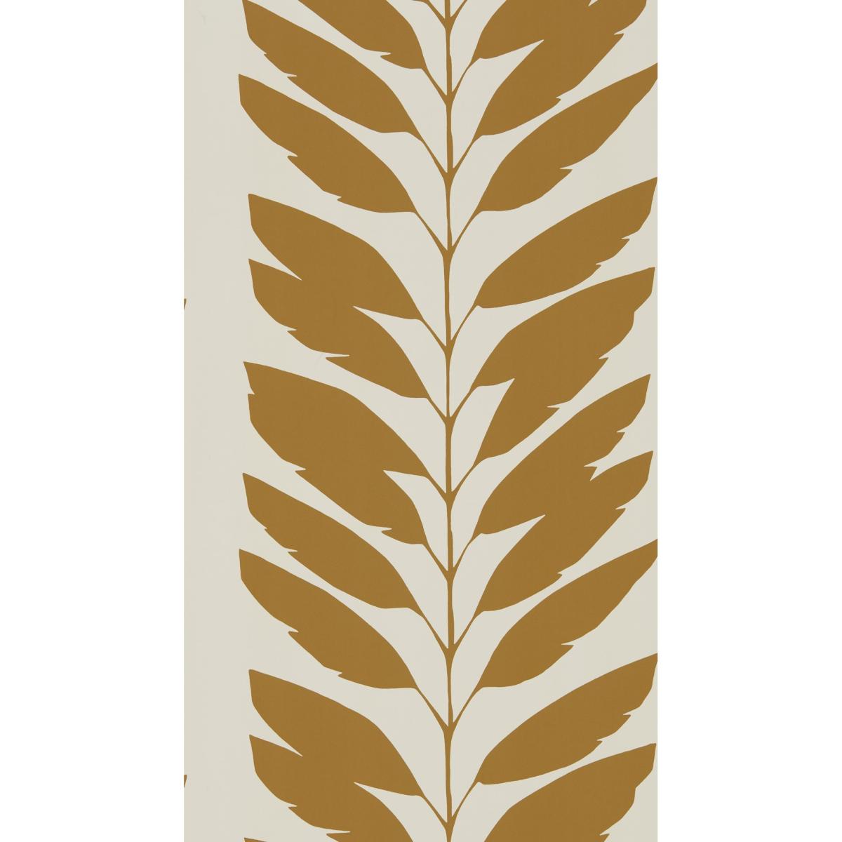 Malva Leaf Wallpaper 111310 by Scion in Cinnamon Brown&nbsp;Roll – image 2