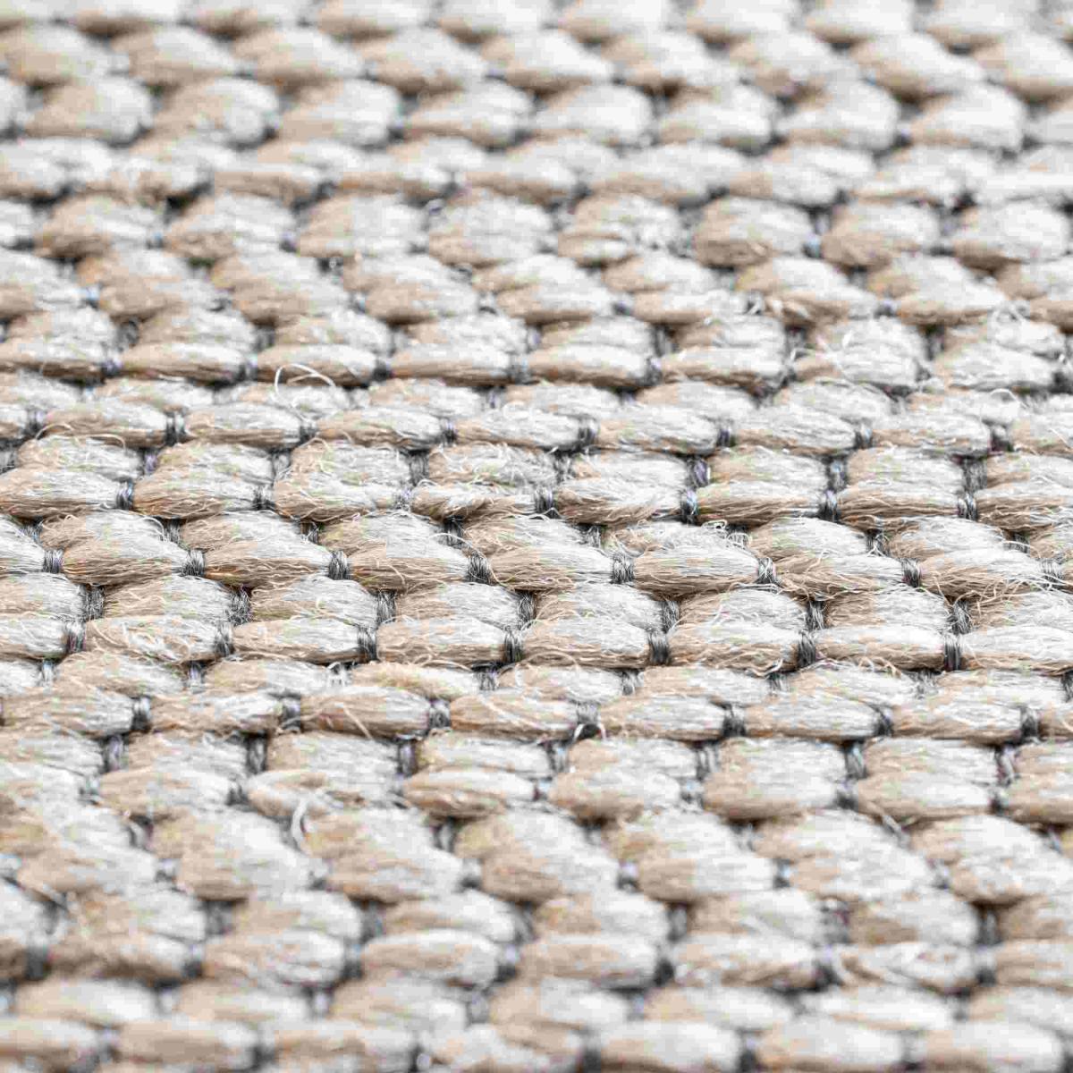 Newquay Plain Bordered Indoor Outdoor Rugs 96027 2019 in Beige 160x230cm – image 3