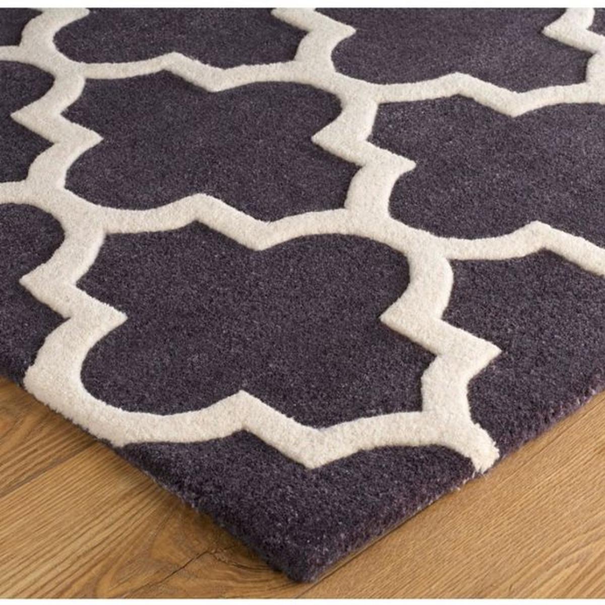 Arabesque Modern Wool Rugs in Slate&nbsp;120x170cm – image 2