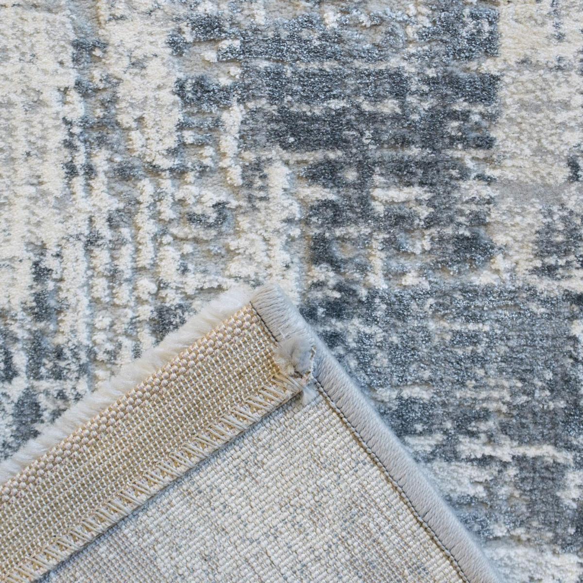 Canyon Abstract Chevron 52053 6454 Rugs in Silver Grey&nbsp;133x195cm – image 2