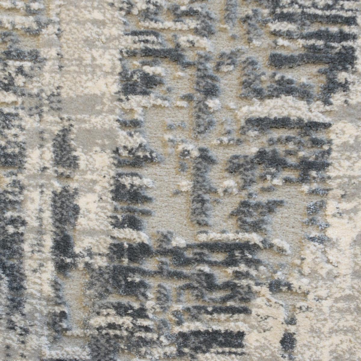 Canyon Abstract Chevron 52053 6454 Rugs in Silver Grey&nbsp;133x195cm – image 4