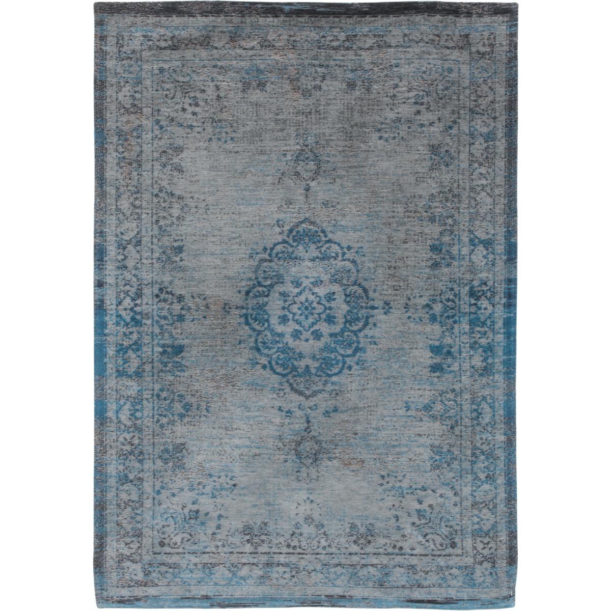 Louis De Poortere Traditional Fading World Medallion Designer Rugs 8255 Grey Turquoise 200x280cm – image 5