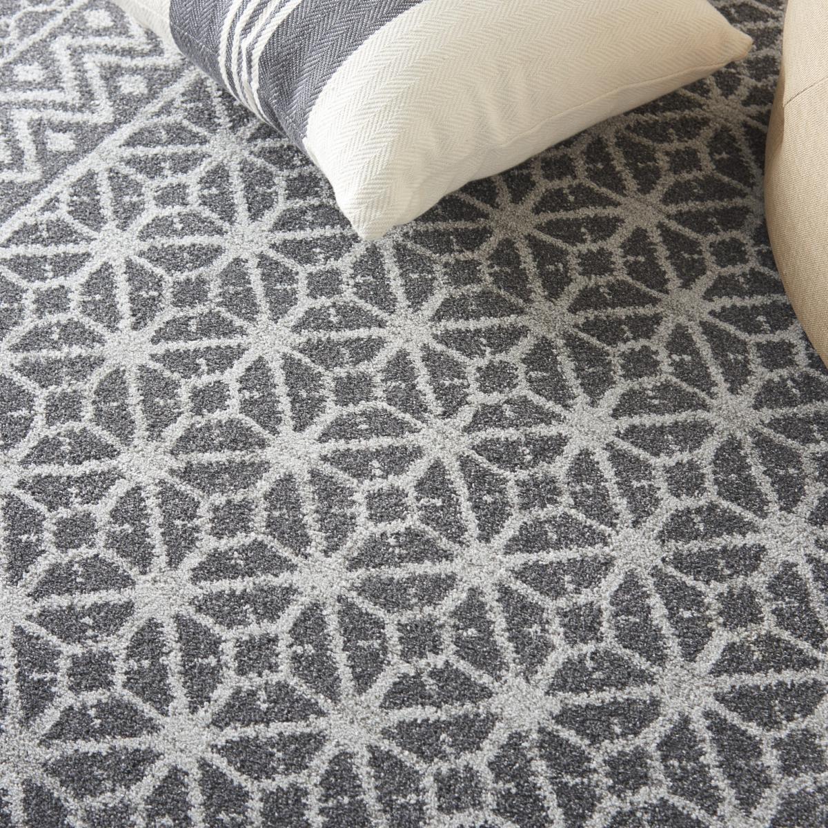 Palermo Rugs PMR02 in charcoal silver by Nourison 240x300cm – image 4