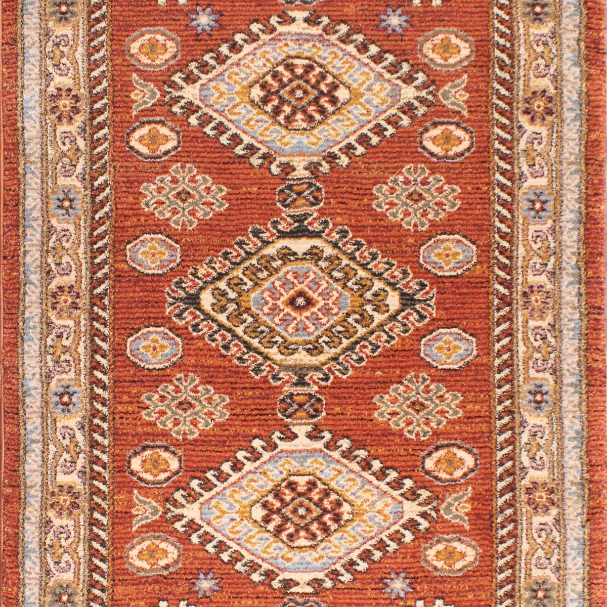 Cashmere Traditional Rugs 5567 in Terracotta Orange 200x290cm – image 5