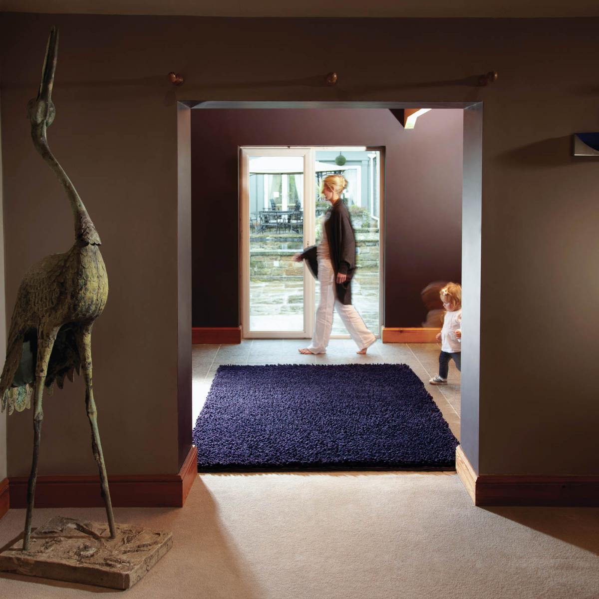 Maine Shaggy Wool Rugs in Midnight – image 2