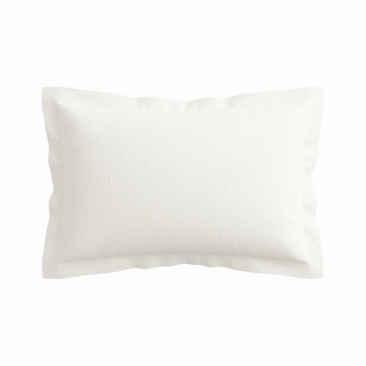 Samara Textured Cotton Bedding by V&A in White 200x200cm – image 4