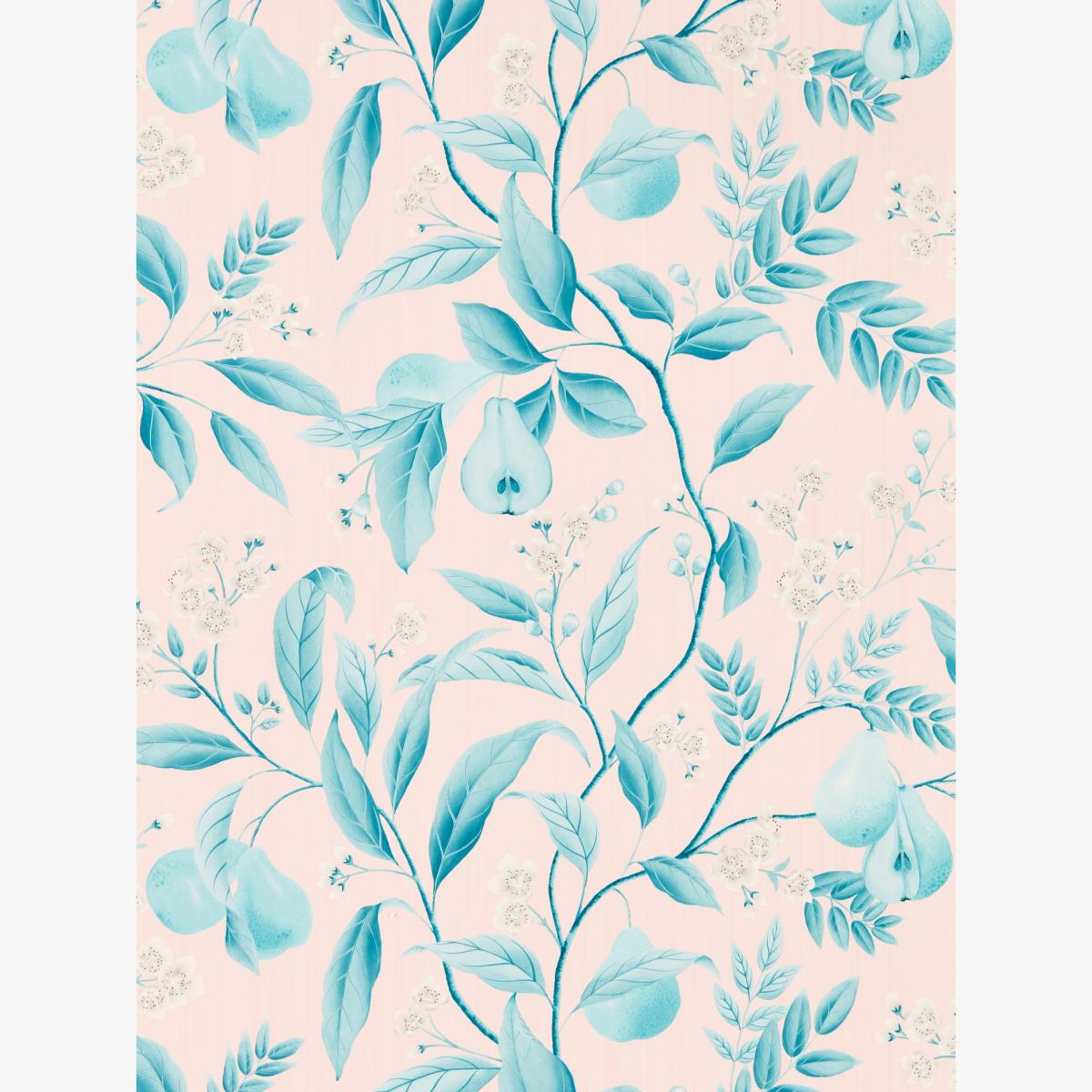 Marie Wallpaper 112910 by Harlequin in Rose Lagoon Roll