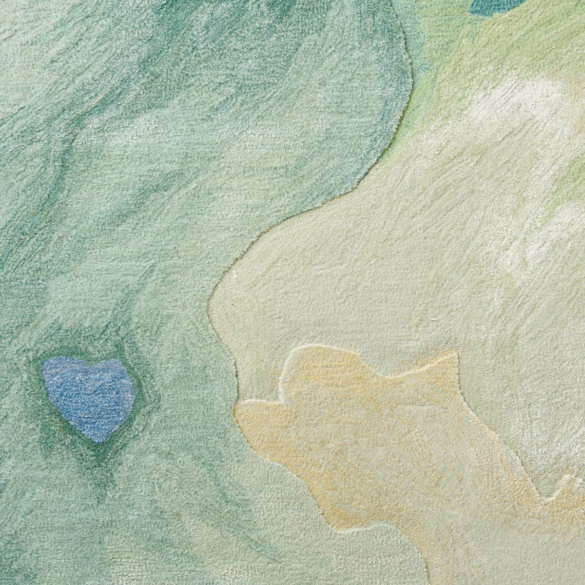 Prismatic Modern Abstract Rugs in PRS16 Seafoam Blue Green by Nourison&nbsp;259x351cm – image 4