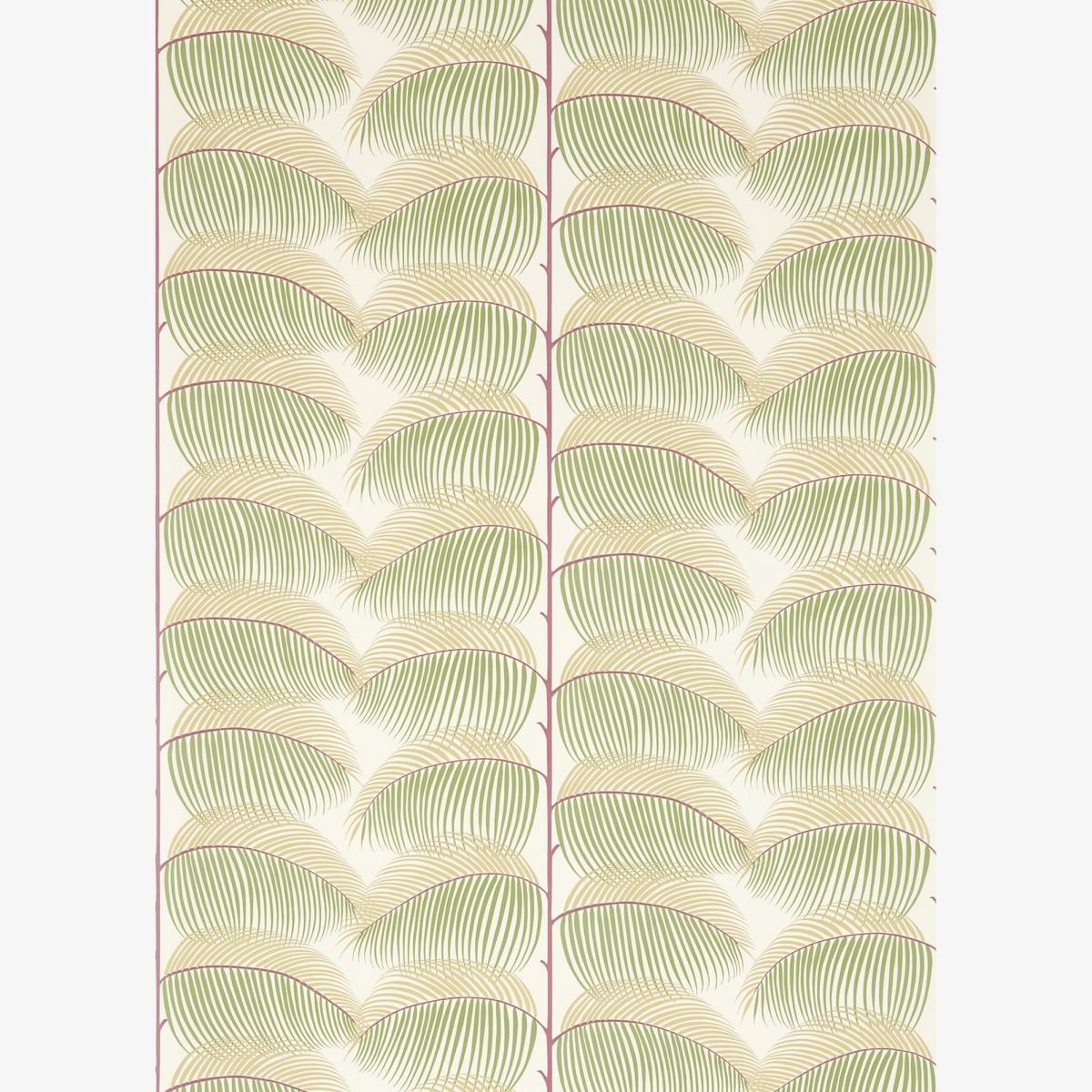Manila Wallpaper 213370 by Sanderson in Mulberry Sand Cream Roll