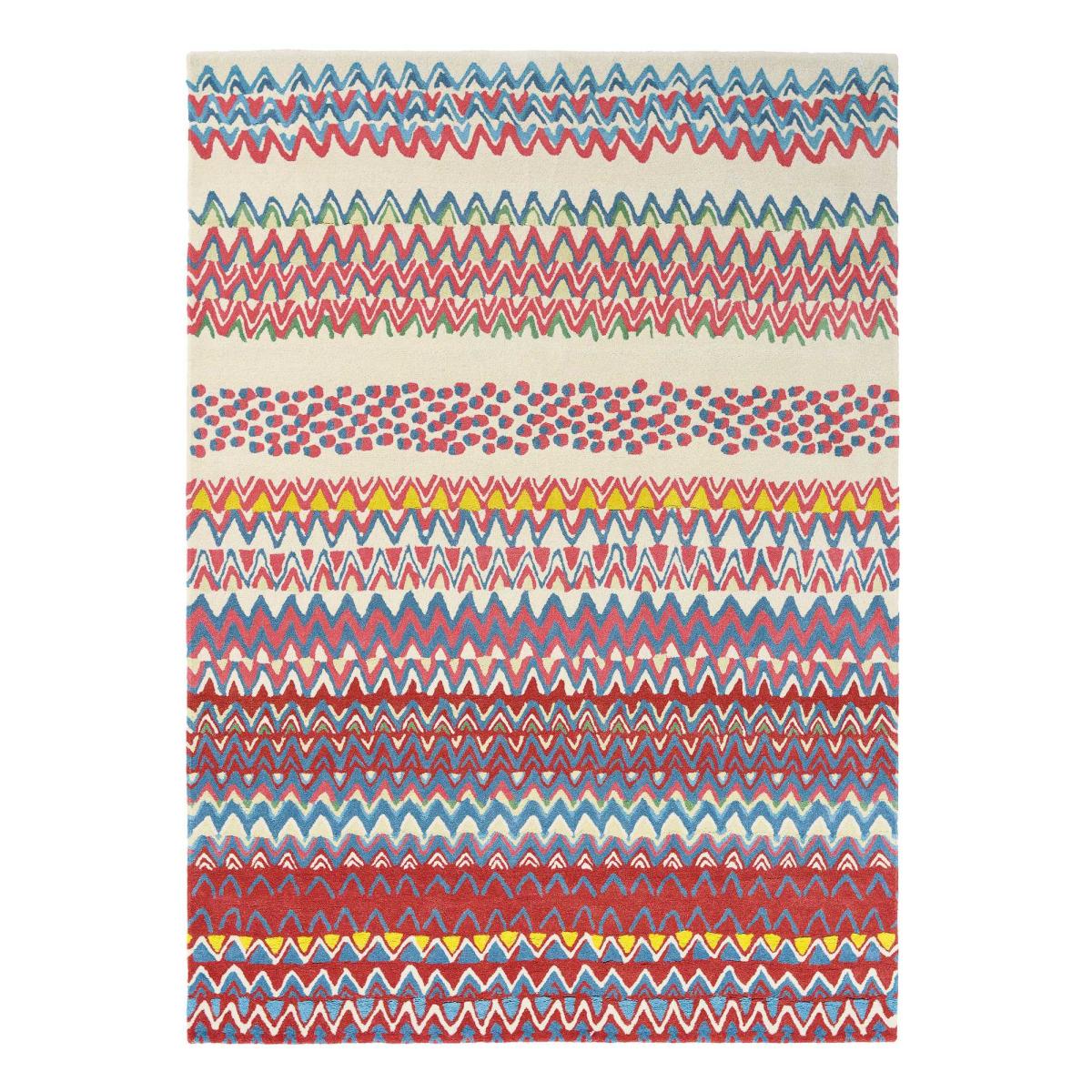 Saffron Wool Rugs 160800 by Ted Baker in Red – image 2
