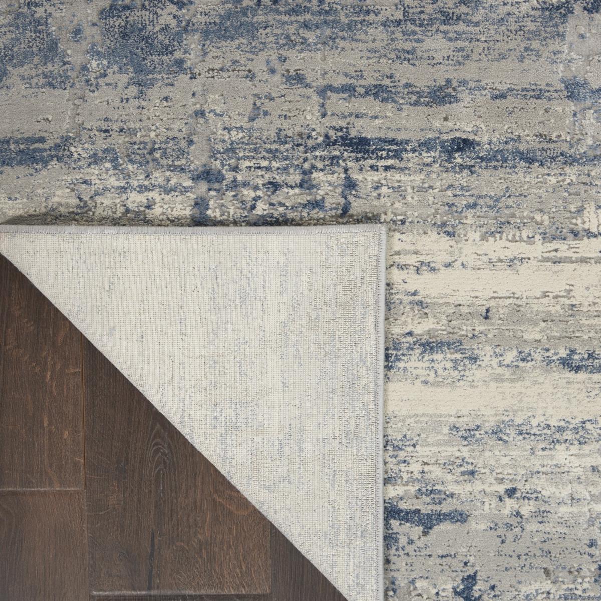 Rustic Textures Rugs RUS10 in IVBLU – image 1
