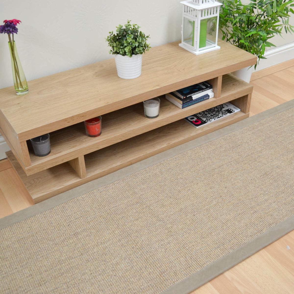 Boucle Anise Natural Fibre Sisal Bordered Runner Rugs&nbsp;68x245cm – image 5