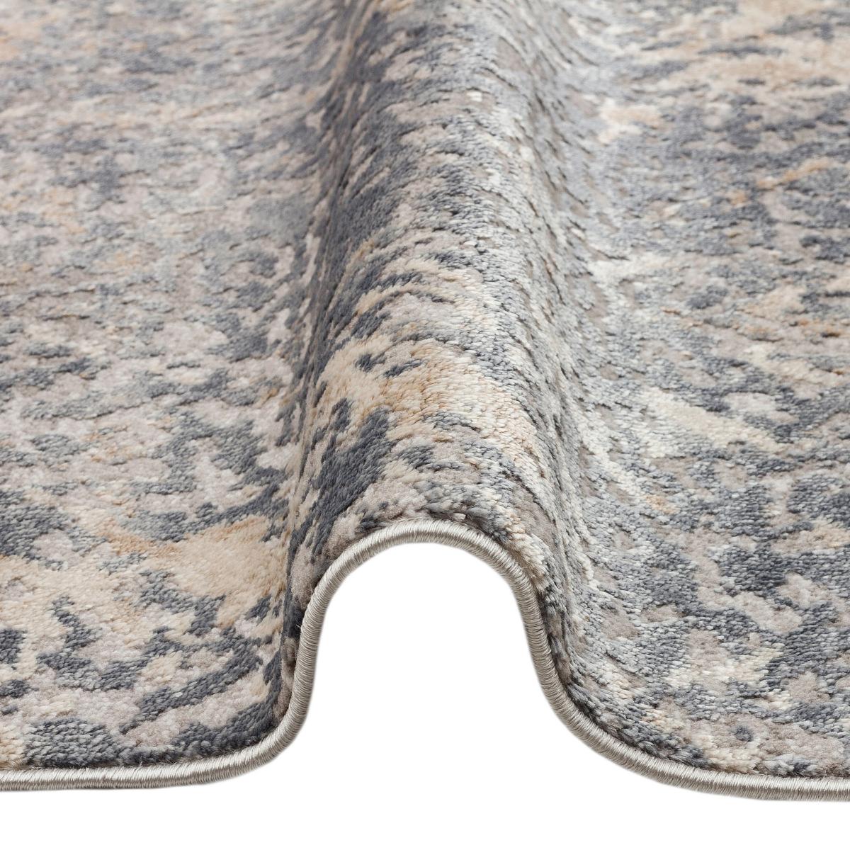 Luzon Abstract Rugs By Concept Loom LUZ803 in Blue Ivory – image 2