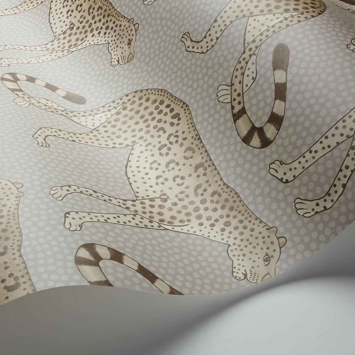 Leopard Walk Wallpaper 2012 by Cole & Son in Taupe BrownRoll