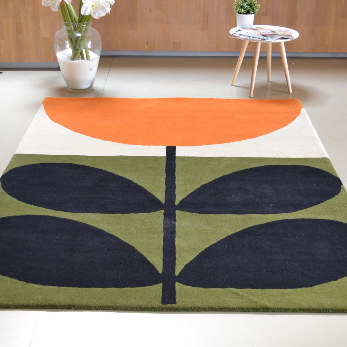 Stem Rugs 59803 in Black by Orla Kiely 200x280cm – image 2
