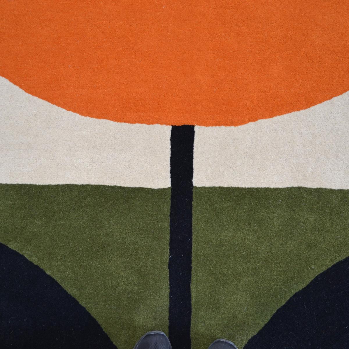 Stem Rugs 59803 in Black by Orla Kiely 200x280cm – image 4