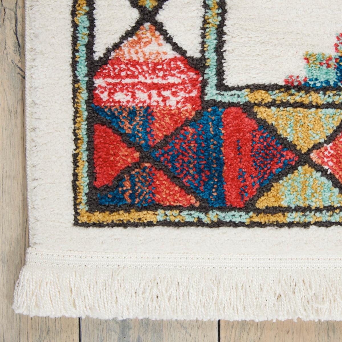Navajo Rugs NAV02 in White by Nourison 160x229cm – image 2