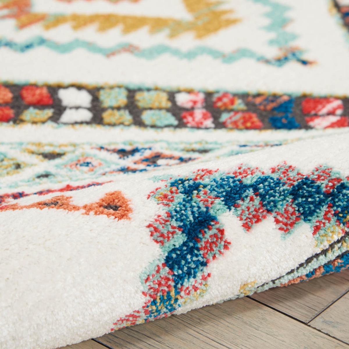 Navajo Rugs NAV02 in White by Nourison 160x229cm – image 3