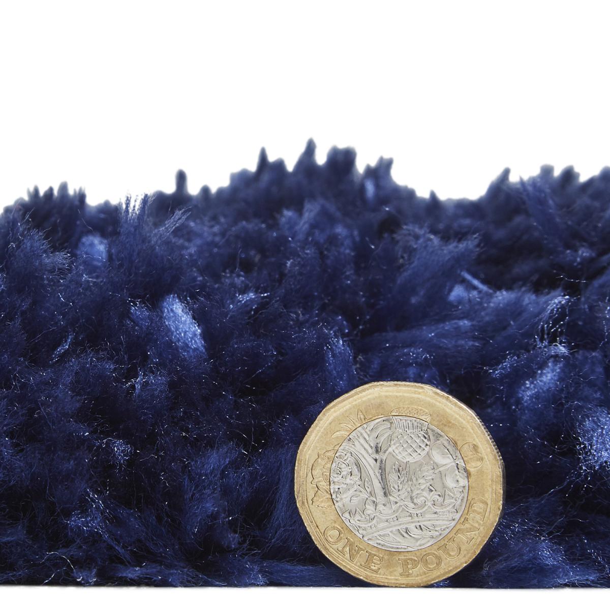 Polar PL95 Shaggy Rugs in Navy Blue 150x230cm – image 2