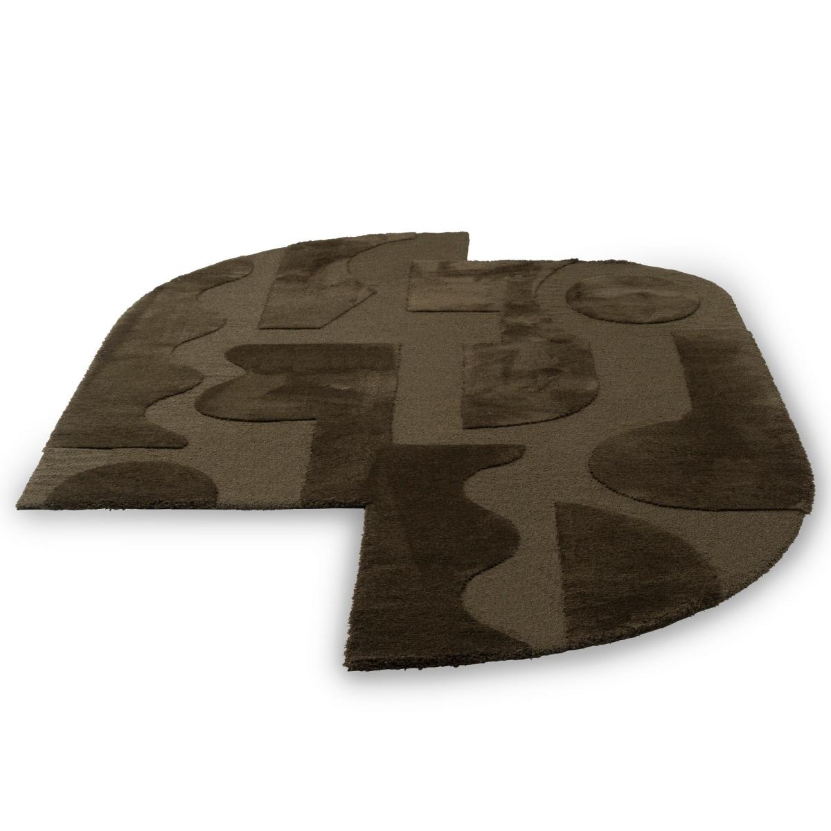 Mural Form 121107 Wool Rugs by Brink and Campman in Forest 140x240cm – image 4