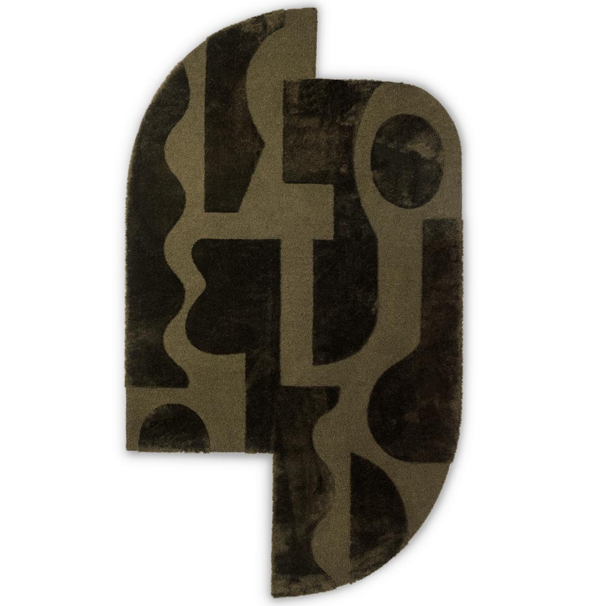 Mural Form 121107 Wool Rugs by Brink and Campman in Forest 140x240cm – image 5