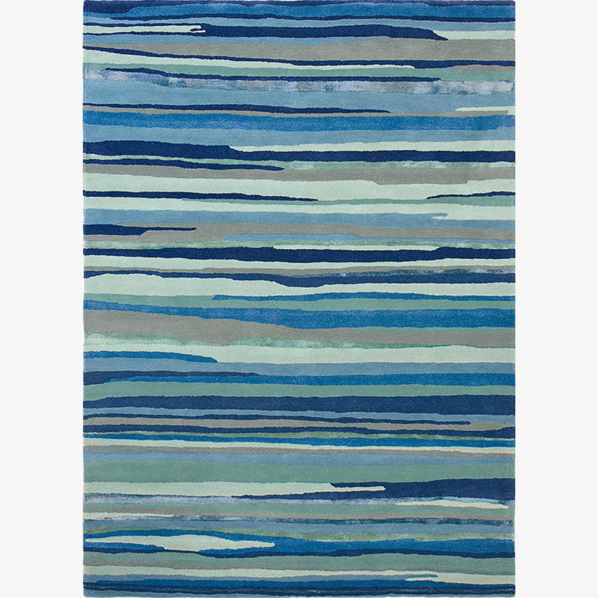 Elsdon Rugs 44008 in Mineral by Sanderson – image 1