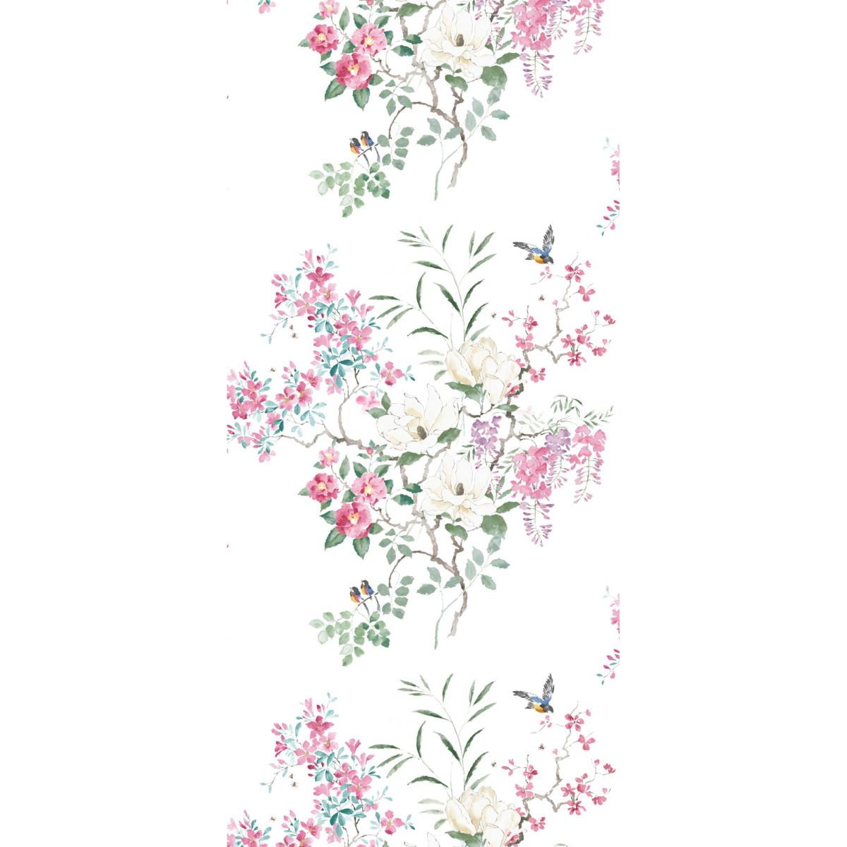Magnolia And Blossom Wallpaper Panel B 216306 by Sanderson in Multi Roll – image 2