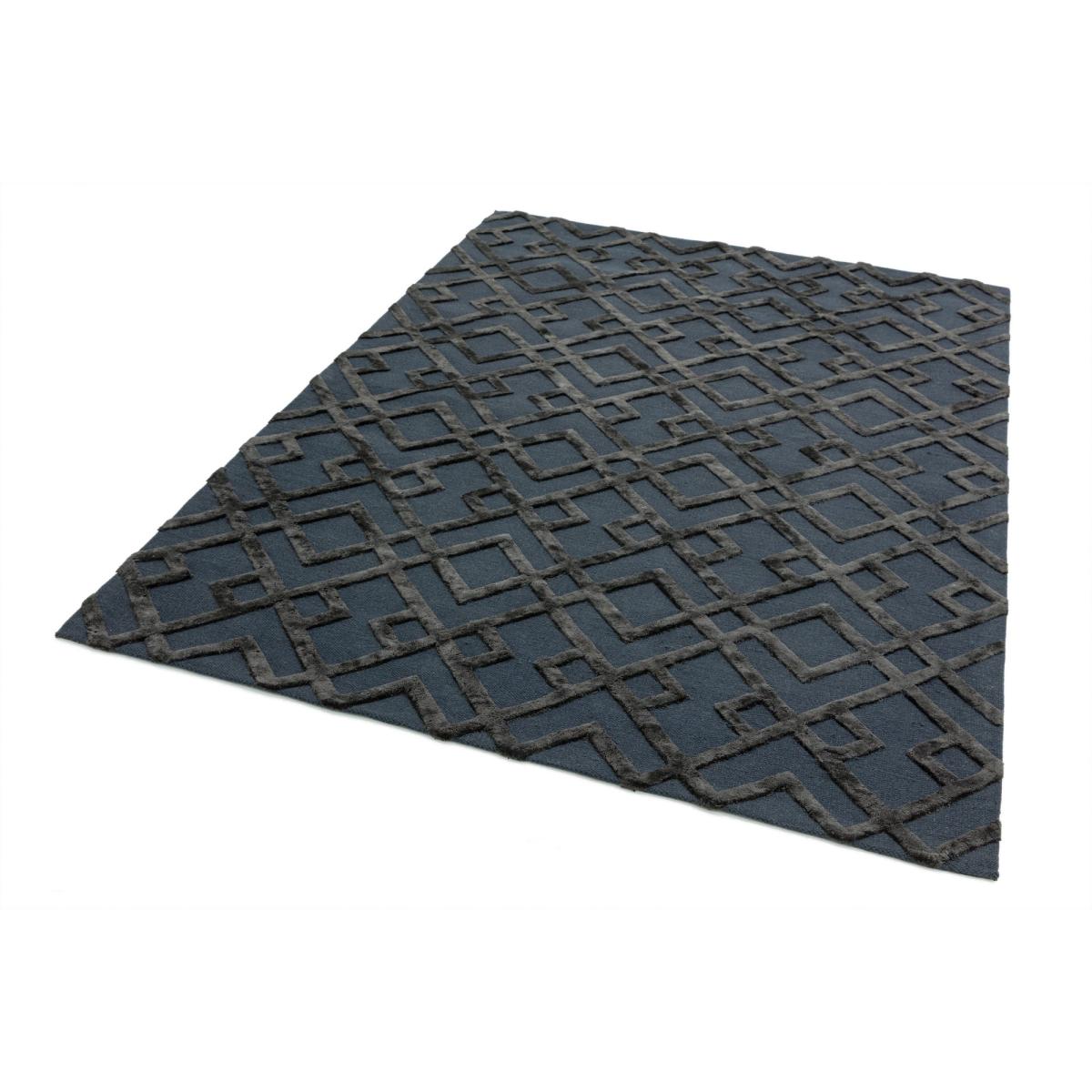 Dixon Trellis Rugs in Black by Asiatic – image 2