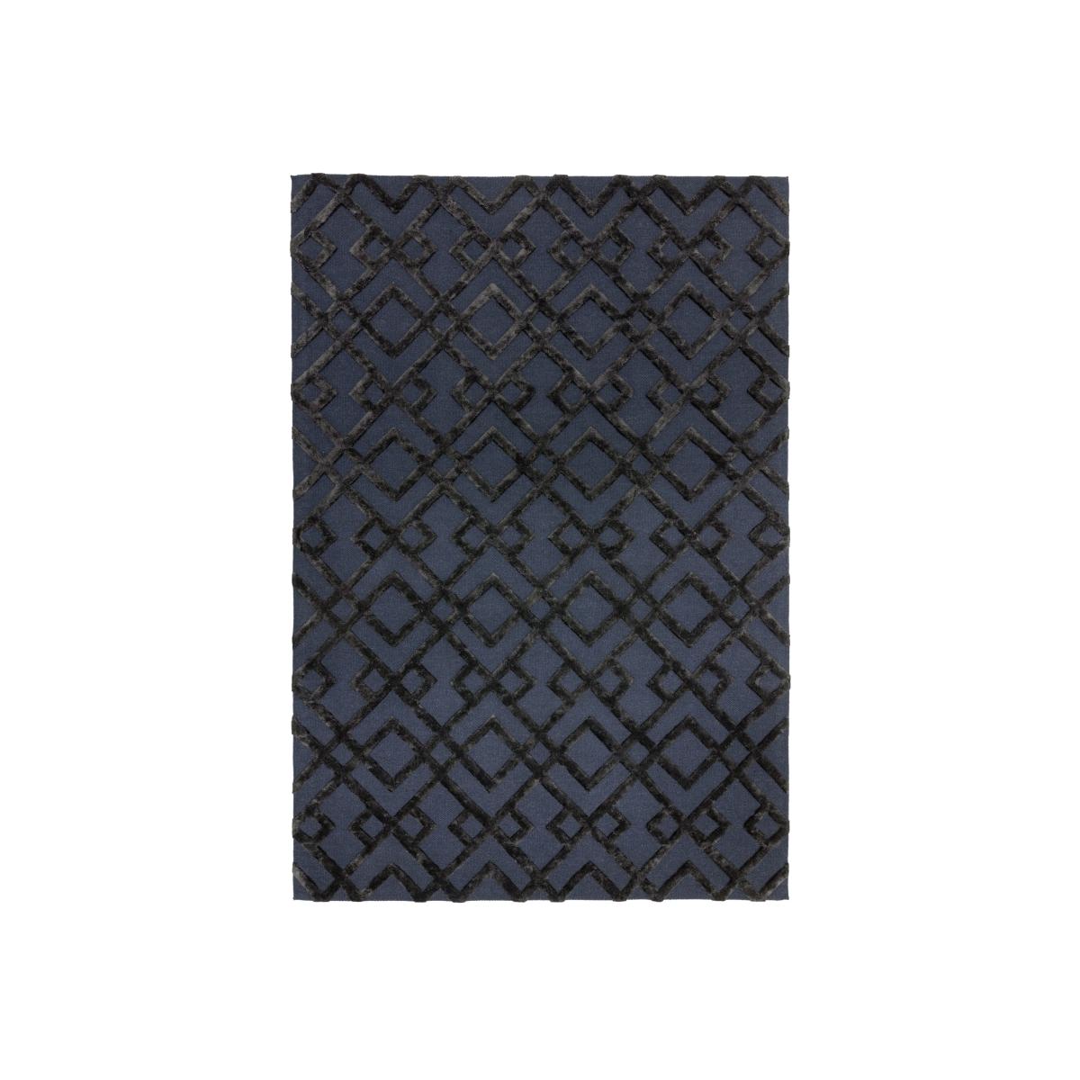 Dixon Trellis Rugs in Black by Asiatic – image 1