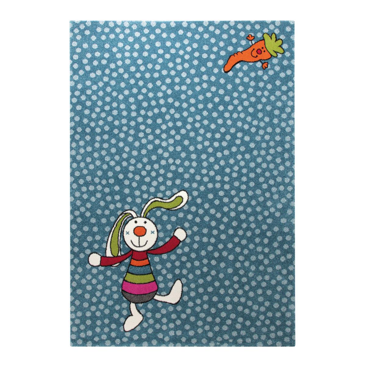 Rainbow Rabbit rug in Blue 0523 01&nbsp;133x200cm – image 2