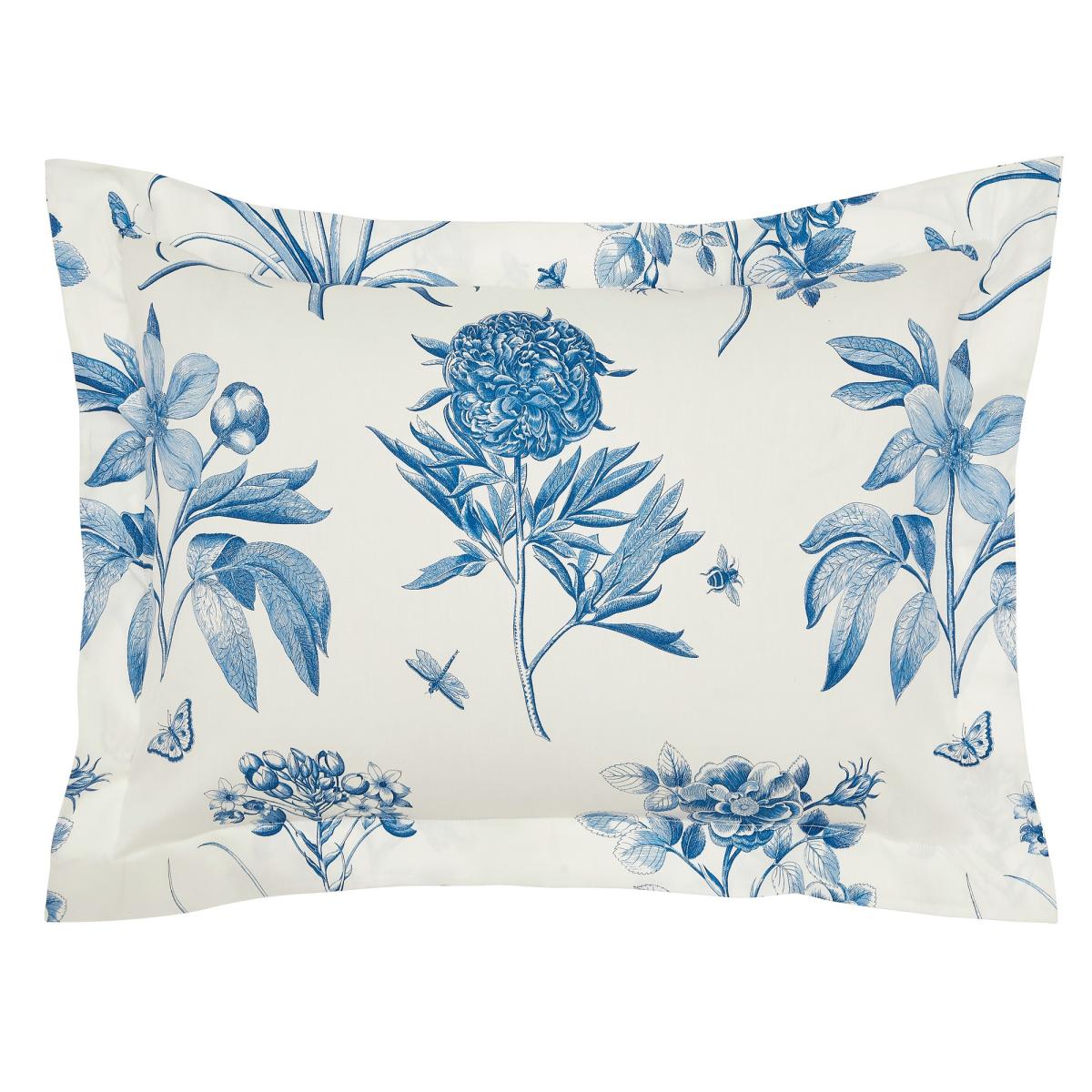 Etchings & Roses Bedding by Sanderson in China Blue 200x200cm – image 4