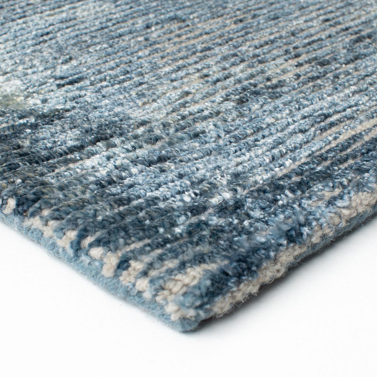 Erode Premium Abstract Rugs 238 001 500 by Ligne Pure in Blue 140x200cm – image 3