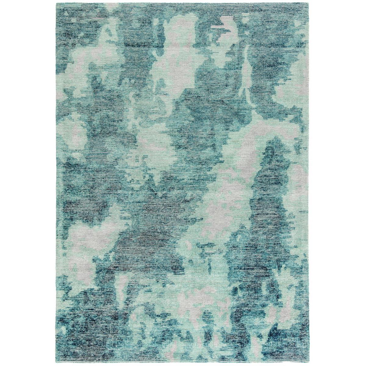 Erode Premium Abstract Rugs 238 001 500 by Ligne Pure in Blue 140x200cm – image 4