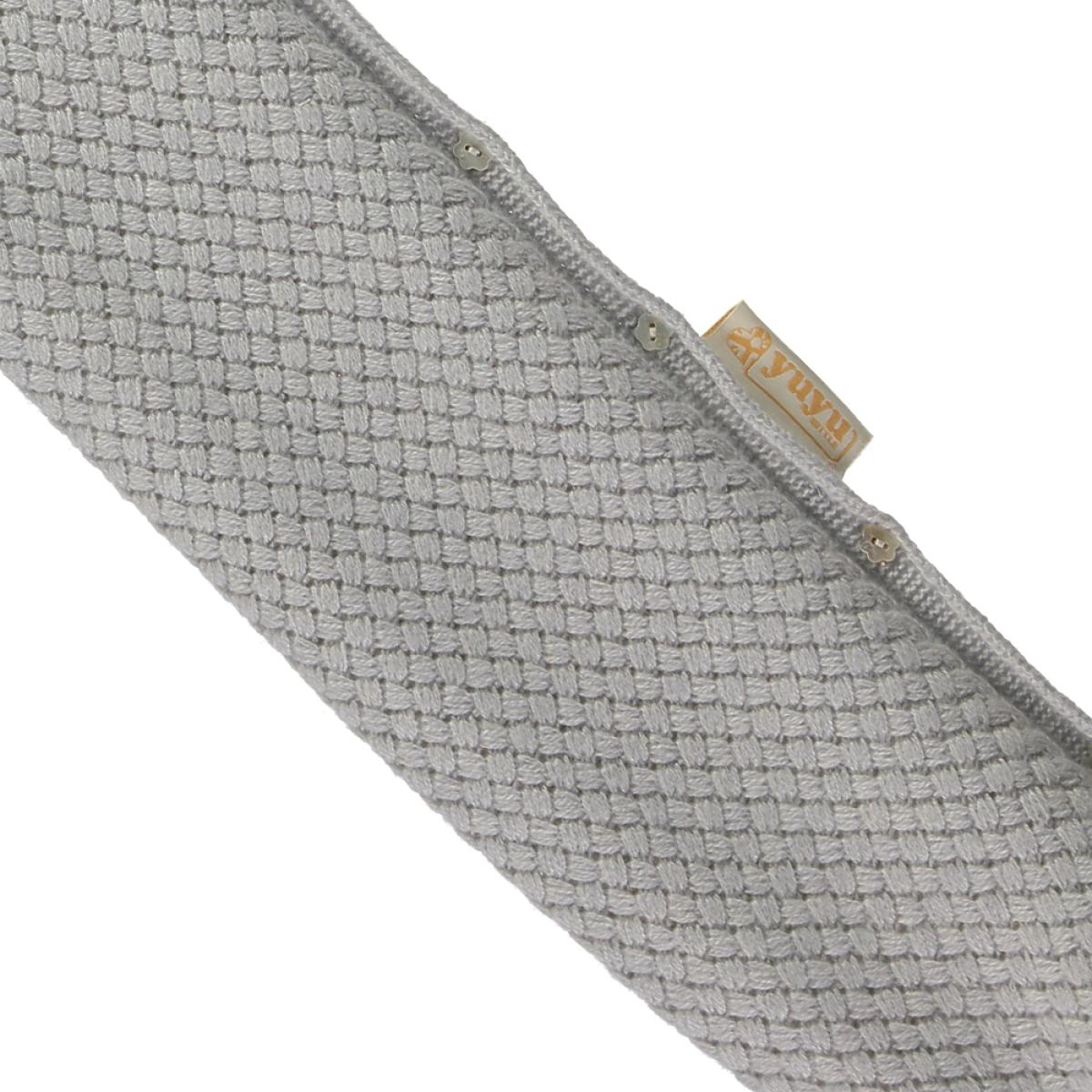 YuYu Chelsea Cashmere Hot Water Bottle in Potash Grey 81x13cm – image 2