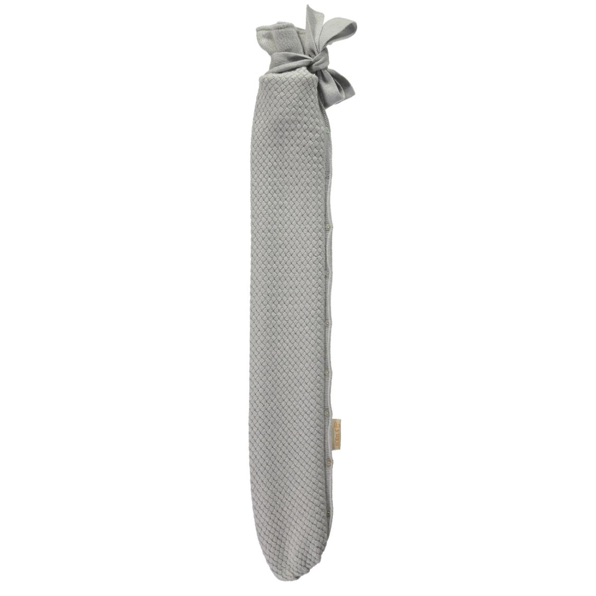 YuYu Chelsea Cashmere Hot Water Bottle in Potash Grey 81x13cm – image 4