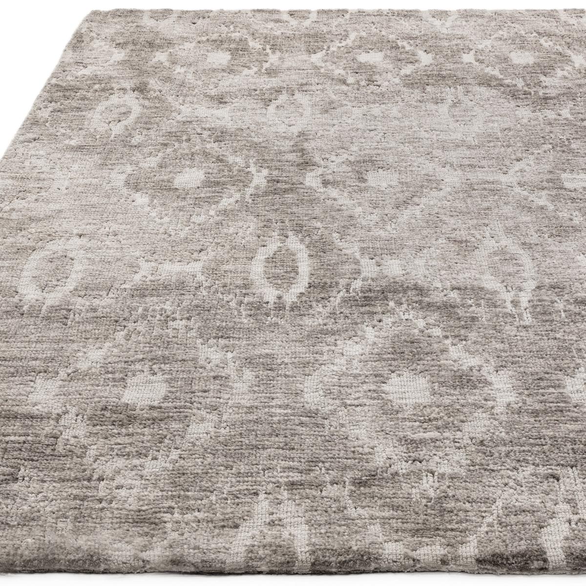 Mason Diamond Modern Abstract Rugs in Grey Silver120x170cm – image 3