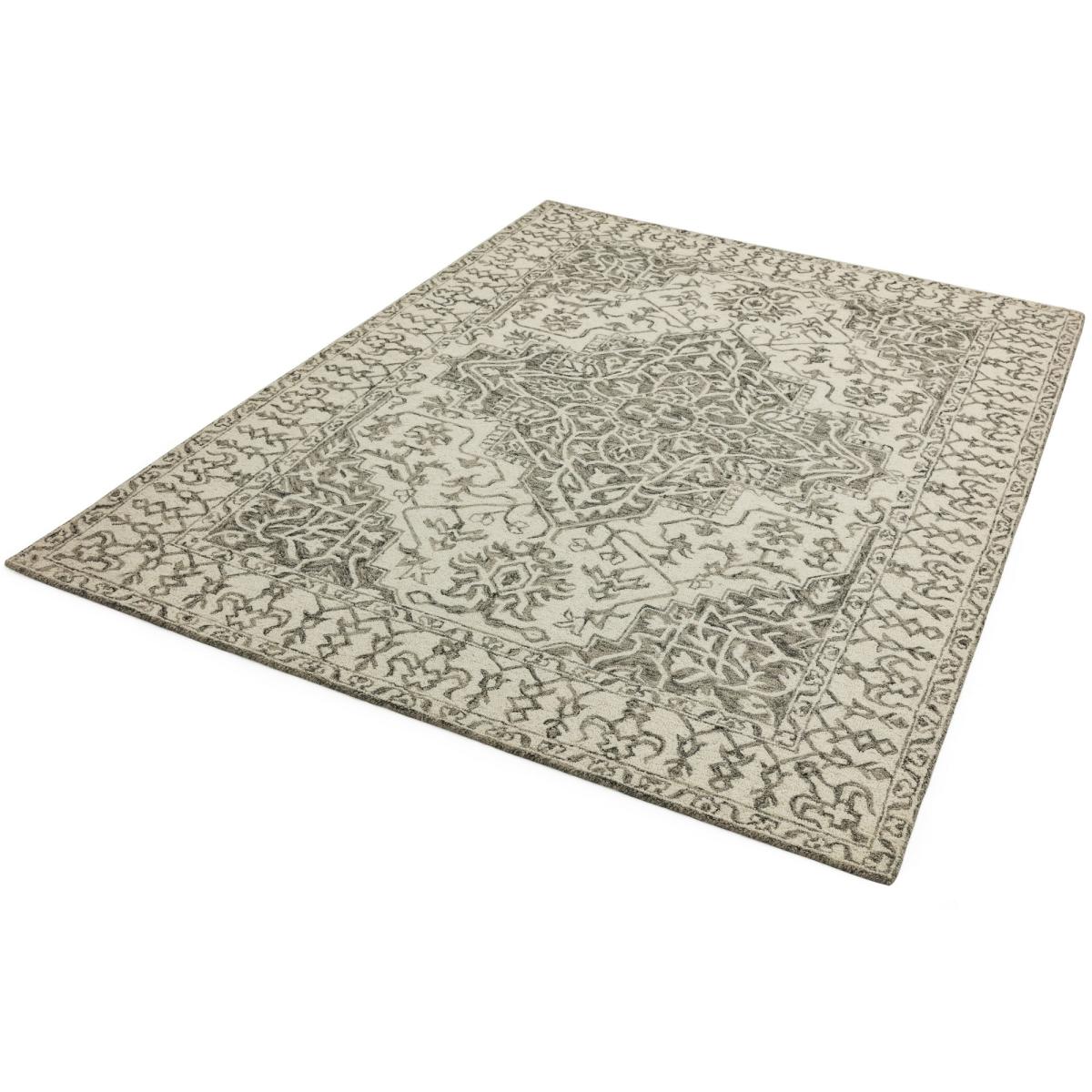 Bronte Traditional Wool Rugs in Smoke Grey&nbsp;120x170cm – image 2