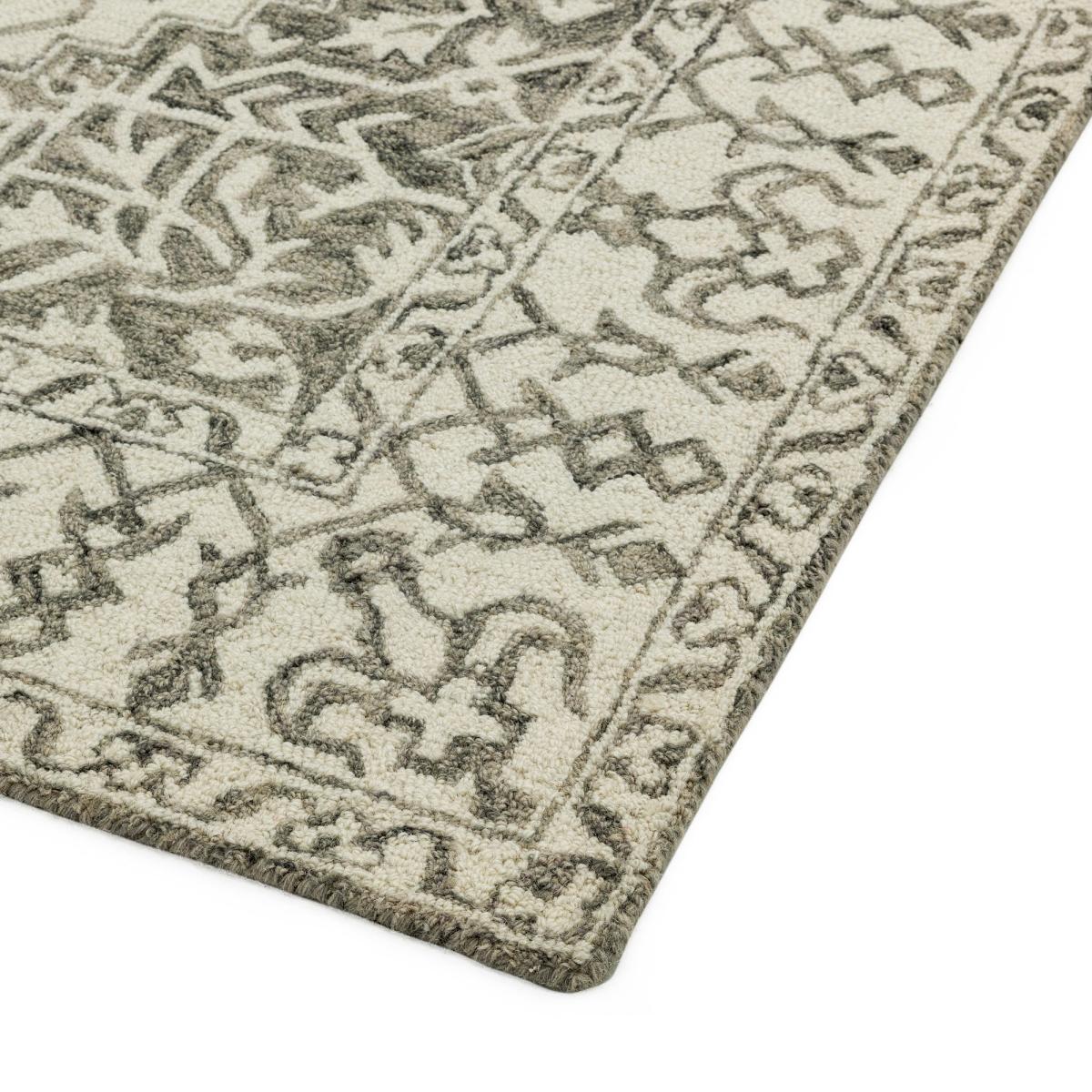 Bronte Traditional Wool Rugs in Smoke Grey&nbsp;120x170cm – image 3