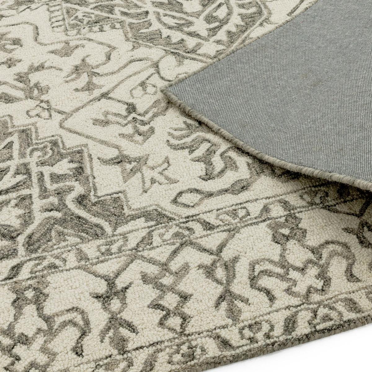 Bronte Traditional Wool Rugs in Smoke Grey&nbsp;120x170cm – image 4