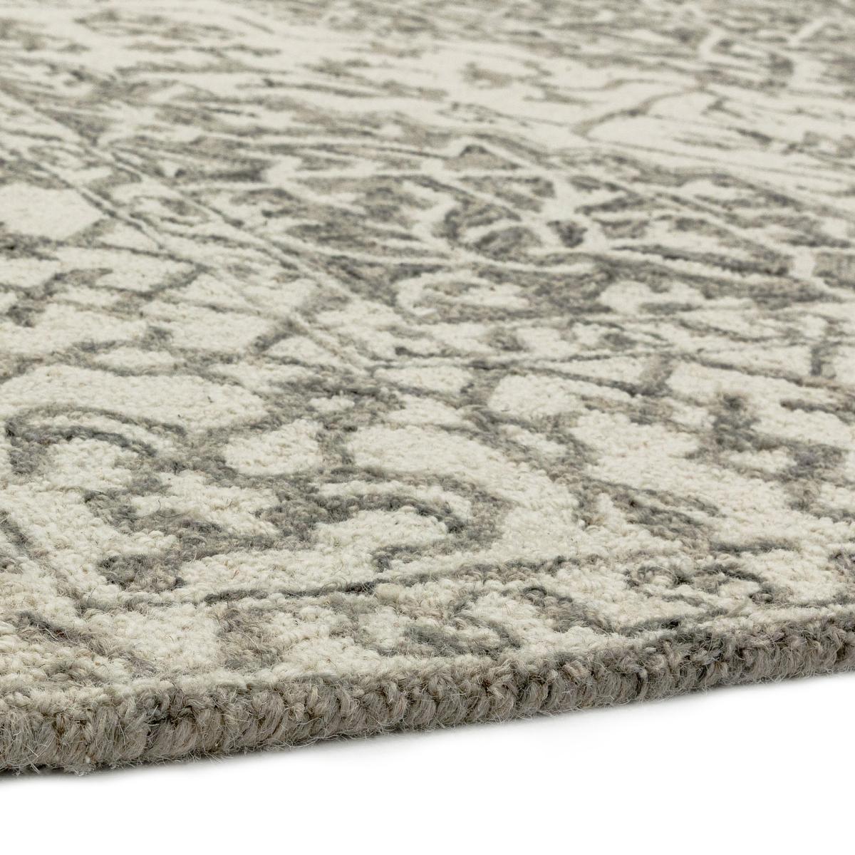 Bronte Traditional Wool Rugs in Smoke Grey&nbsp;120x170cm – image 5