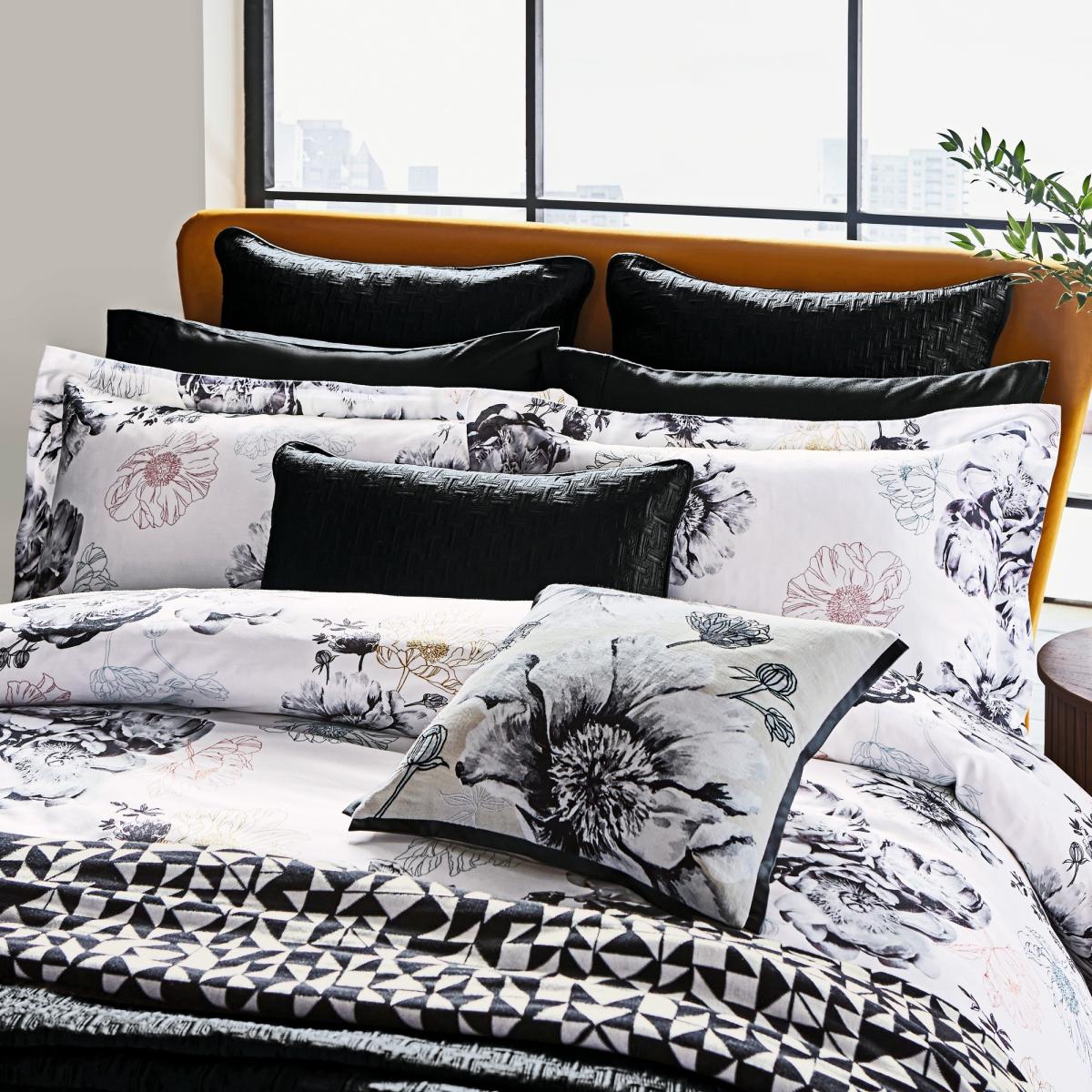 Fresh Start Floral Bedding Duvet Cover and Pillowcase by Ted Baker in White&nbsp;74x48cm – image 3