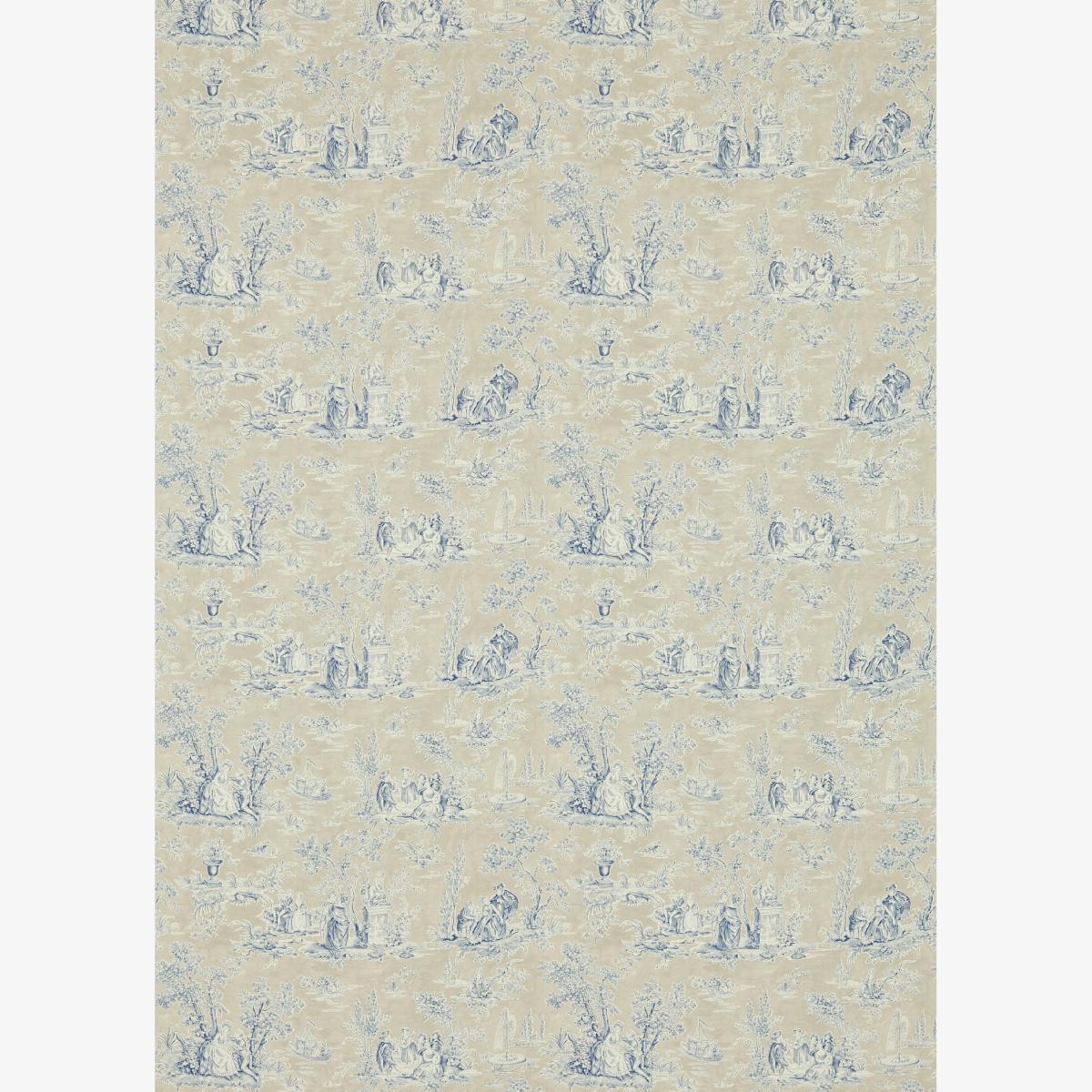 Josette Wallpaper 214065 by Sanderson in Indigo TaupeRoll