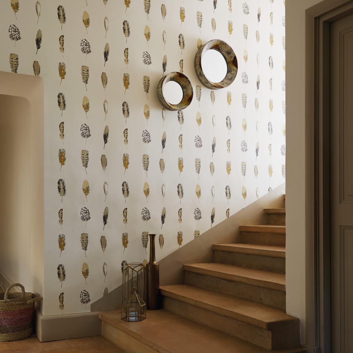 Limosa Wallpaper 111072 by Harlequin in Mustard Yellow Roll – image 1