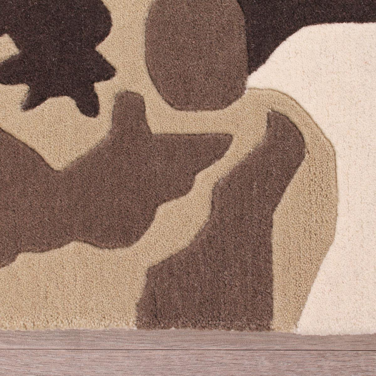 Poppie rugs in Beige Brown by URCO 110x160cm – image 4